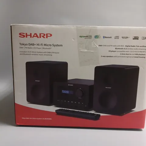 BOXED SHARP TOKYO DAB+ HI-FI MICRO SYSTEM