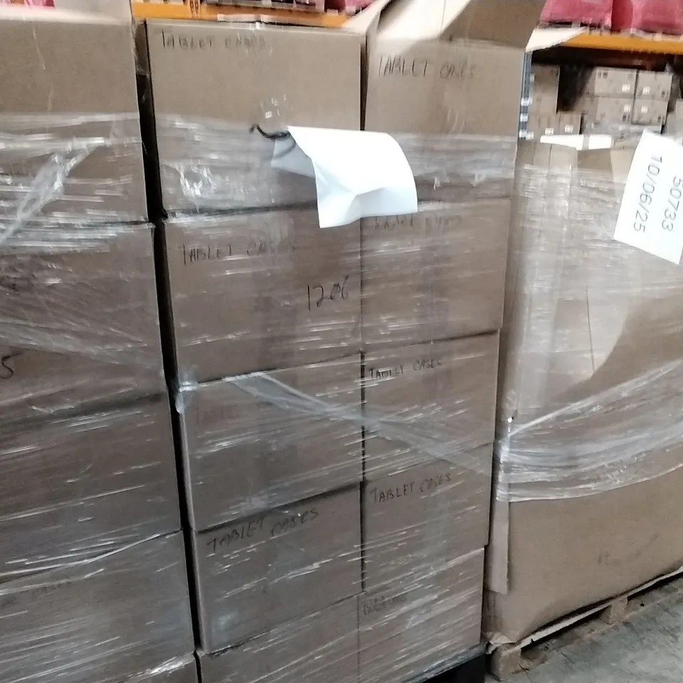 PALLET TO CONTAIN A LARGE QUANTITY OF PROTECTIVE TABLET CASES AND TABLET SCREEN PROTECTORS // BRANDS, MODELS AND COLOURS VARY