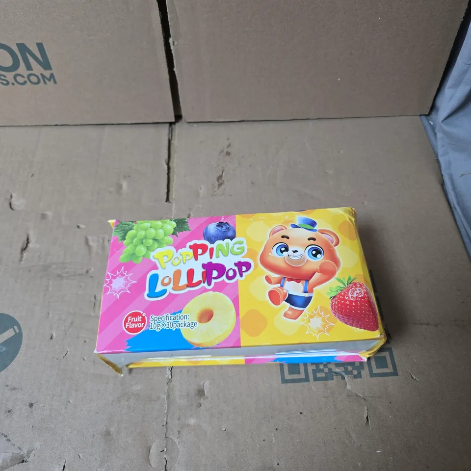 PALLET OF APPROXIMATELY 15 BOXES OF ASSORTED ITEMS INCLUDING BABY BOTTLE HOLDERS AND POPPING LOLLIPOPS