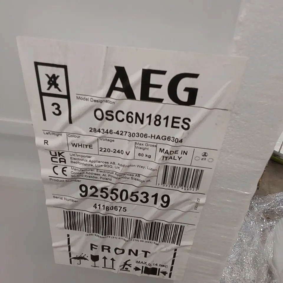 AEG TWINTECH OSC6N181ES 6000 INTEGRATED 70/30 FRIDGE FREEZER - SLIDING HINGE RRP £584