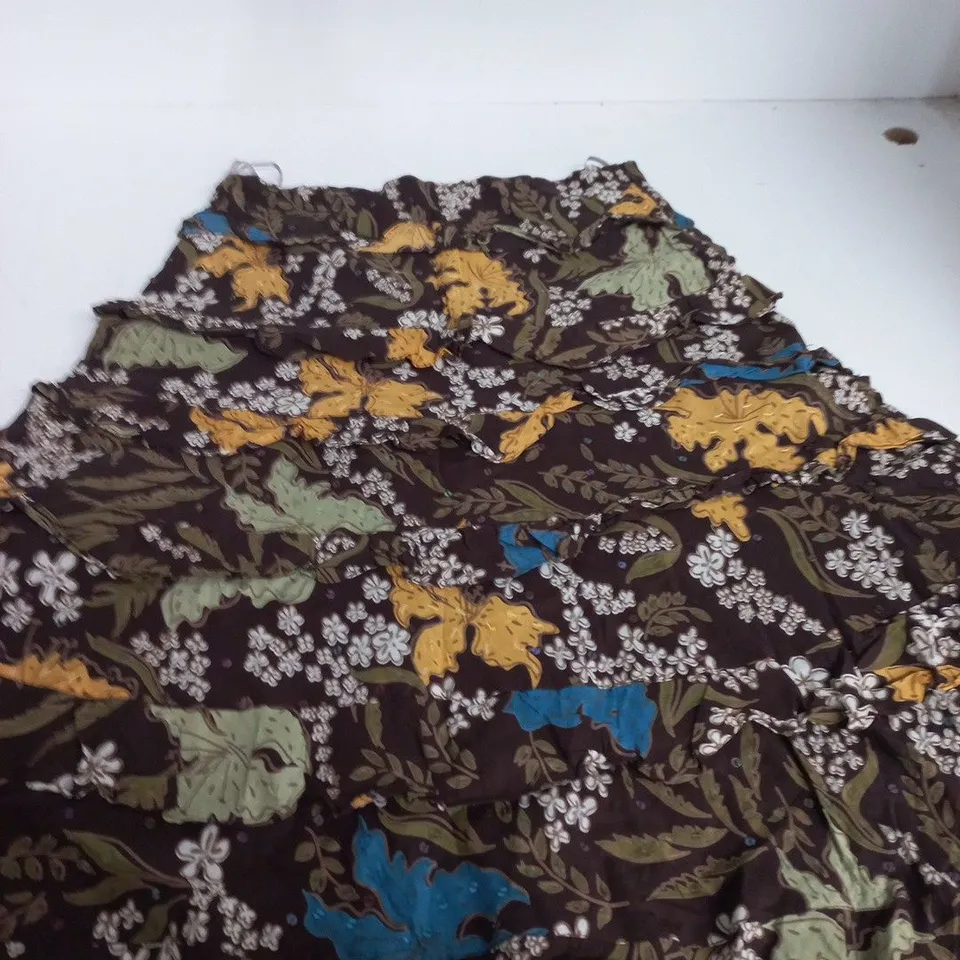 OASIS WOMEN'S FLORAL PRINT SKIRT – UK 12 (EU 38)