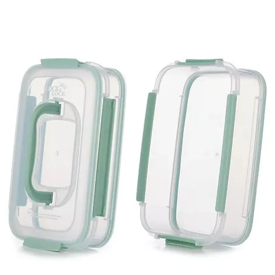 LOCK & LOCK SET OF 3 MULTI LOCK CARRY CONTAINERS IN MINT