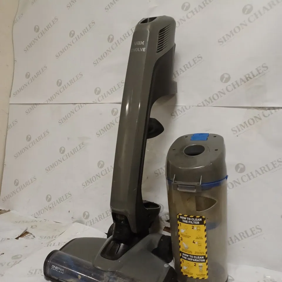 VAX EVOLVE CORDLESS UPRIGHT VACUUM CLEANER | LIGHTWEIGHT & CORDLESS