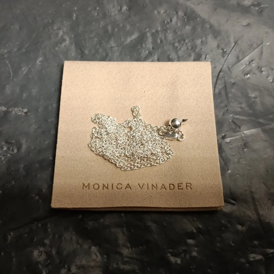 MONICA VINADER NECKLACE – SILVER CHAIN