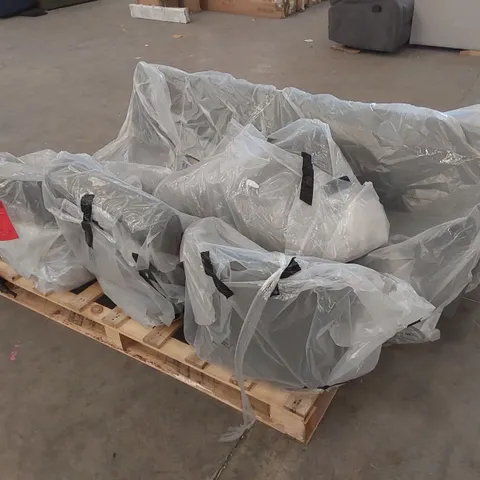 PALLET OF ASSORTED DANETTI CHAIR/SOFA PARTS - SEATS ONLY, MISSING FEET
