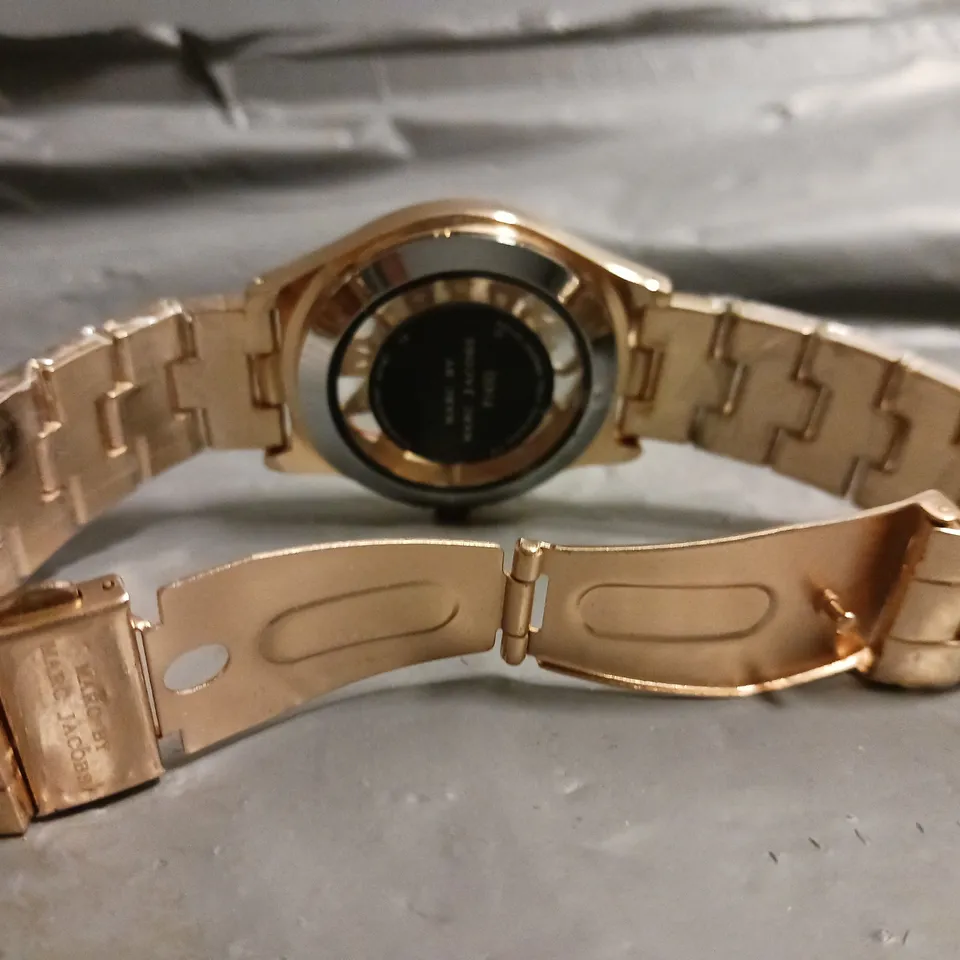 MARC JACOBS ROSE GOLD SKELETON WATCH