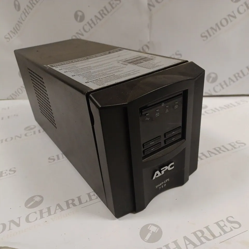 APC SMARTS-UPS 750 UNINTERUPTABLE POWER SUPPLY