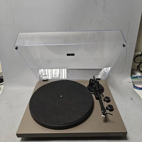 BOXED ARGON AUDIO TT MK2 IN EARTH GREY TURNTABLE