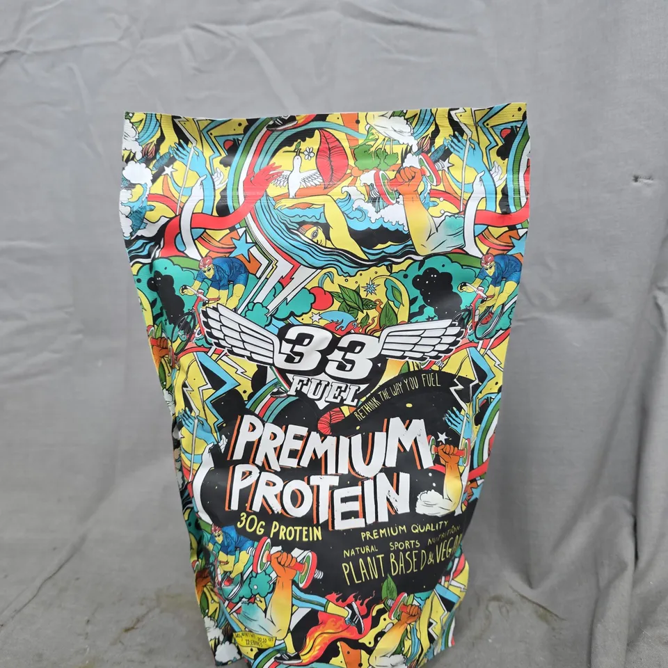 33 FUEL PREMIUM PROTEIN PLANT-BASED PROTEIN POWDER – 30G