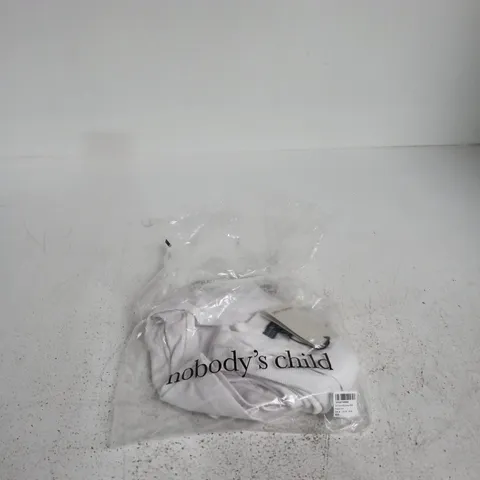 NOBODY'S CHILD JERSEY WHITE RACER VEST β UK M (US M / EU M)