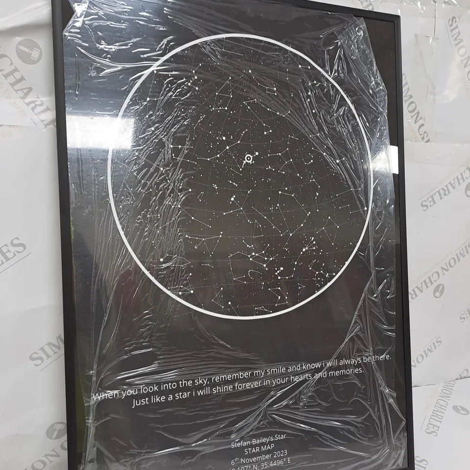 PERSONALIZED STAR MAP NIGHT SKY PRINT