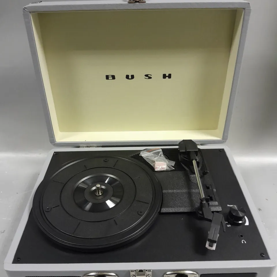 BUSH CLASSIC TURNTABLE IN GREY 