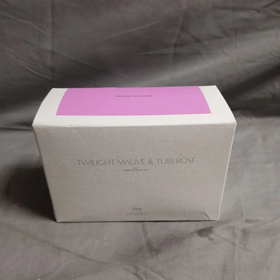 SEALED ZARA WEEKEND COLLECTION TWILIGHT MAUVE & TUBEROSE EAU DE TOILETTE SET