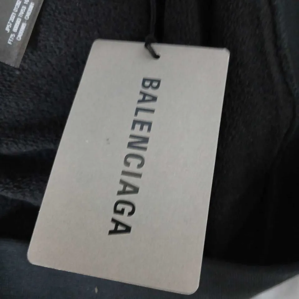 BALENCIAGA HOODIE – BLACK, SIZE M