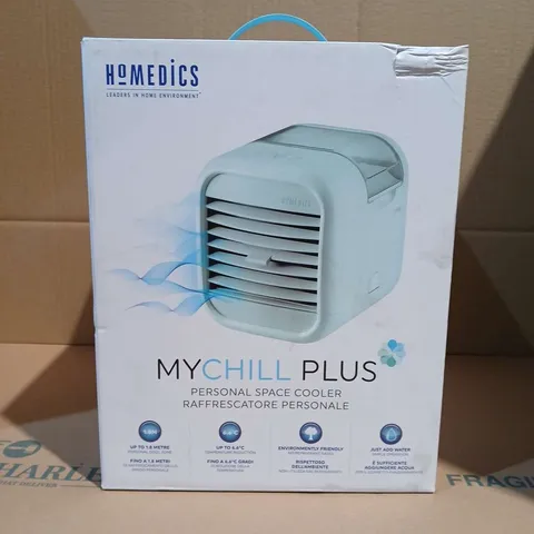 BOXED HOMEDICS MY CHILL PLUS PERSONAL SPACE COOLER