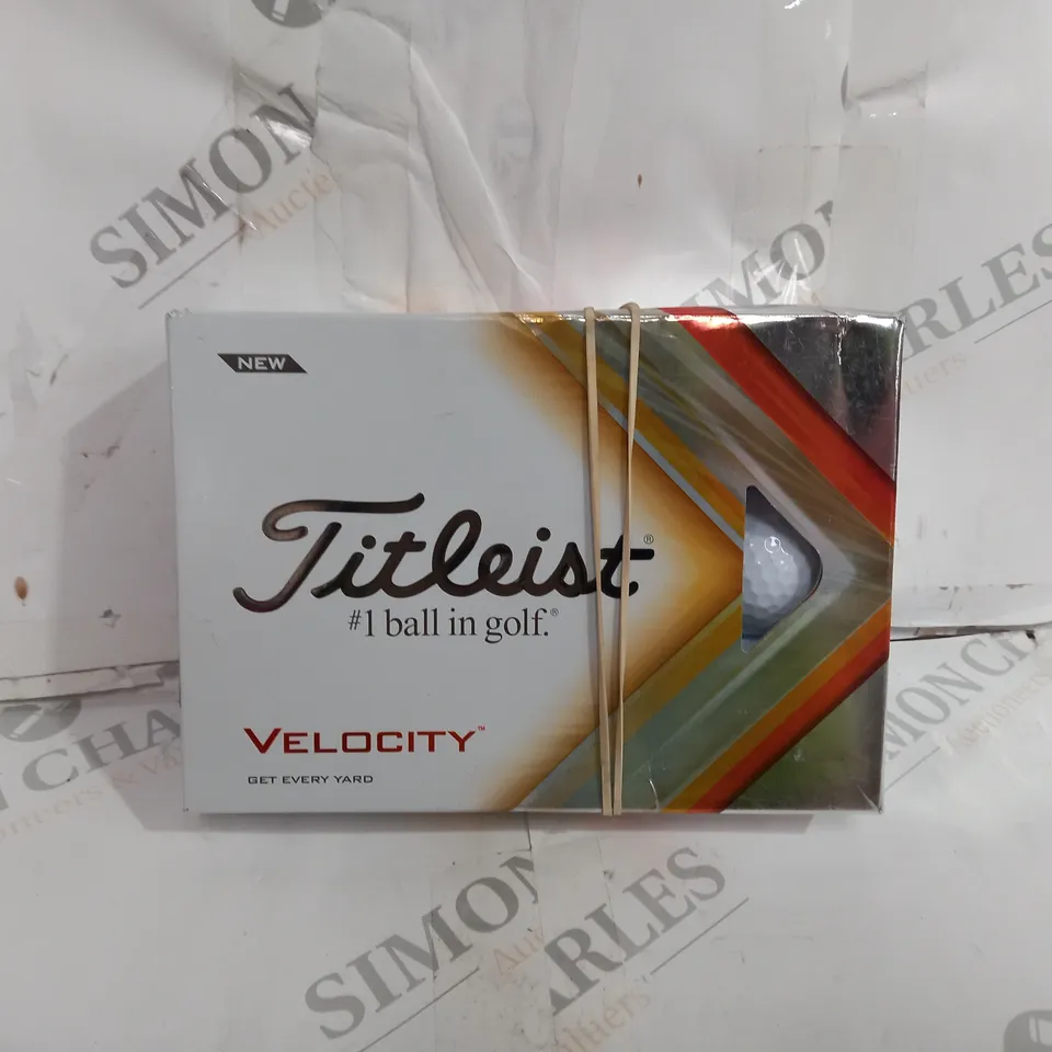 TITLEIST VELOCITY GET EVERY YARD GOLF BALLS