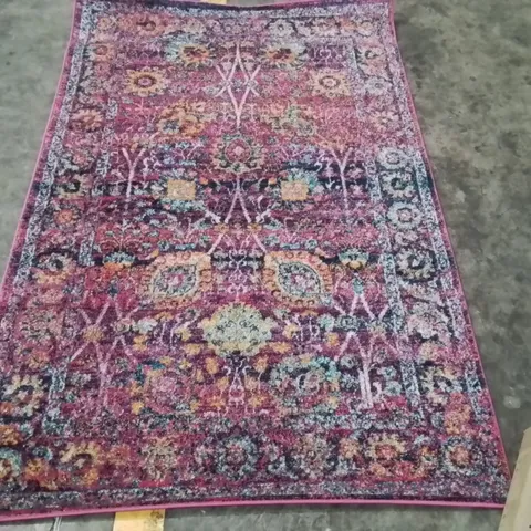 GOLDSTEIN PERSIAN FUCHSIA ARE RUG APPROXIMATELY 122X183CM