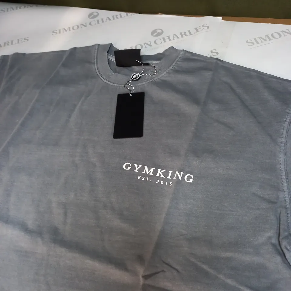 GYMKING EST. LEGACY WASHED T-SHIRT SIZE S