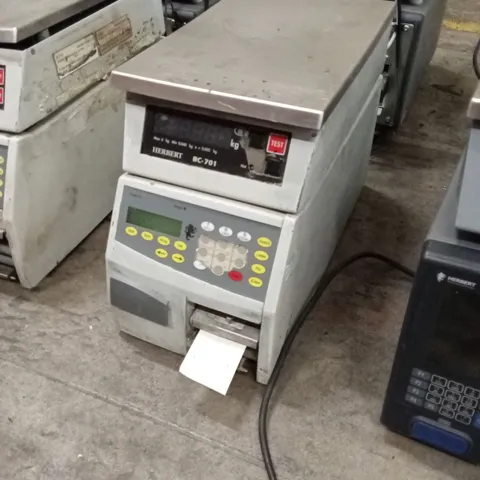 HERBERT BC-701 CHECK-WEIGHING SCALE & LABELER 