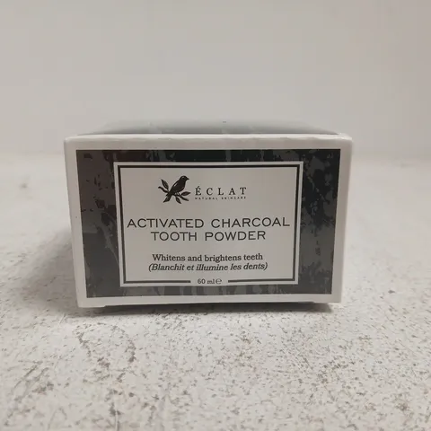LARGE QUANTITY OF ECLAT ACTIVATED CHARCOAL TOOTH POWDER (60ML BOXES)