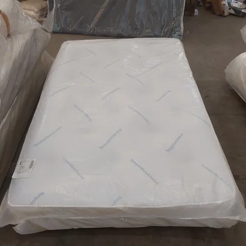 QUALITY BAGGED ASPIRE 10" WARM RED/COOL BLUE 2 SIDED 120CM SMALL DOUBLE MATTRESS