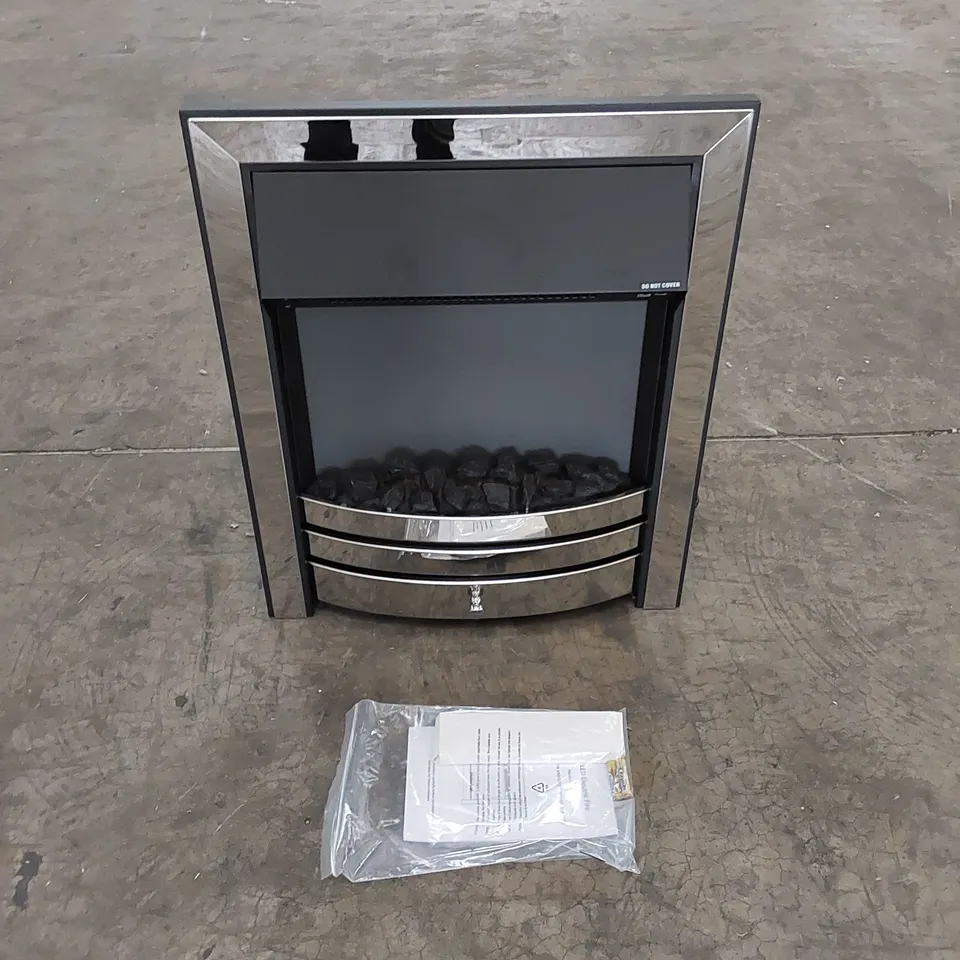 BOXED CLAYTON CASTLETON E112R ELECTRIC FIREPLACE HEATER (1 BOX)