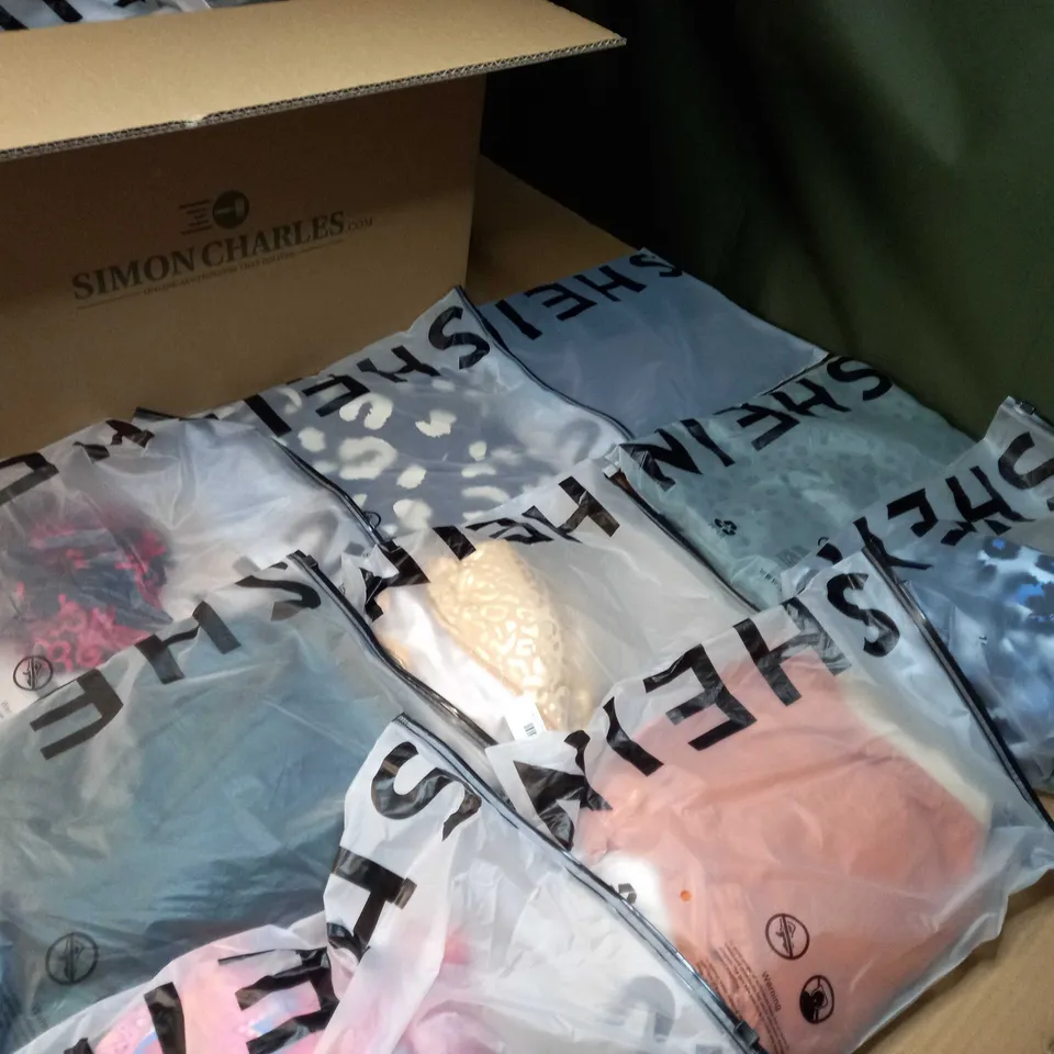 LOT OF APPROX 15 ASSORTED BAGGED SHEIN PRODUCTS