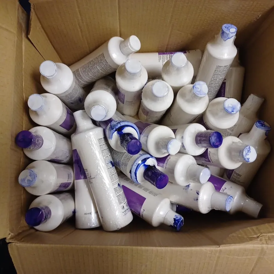 BOX OF APPROXIMATELY 30 FANOLO NO YELLOW SHAMPOO (30 x 350ml)