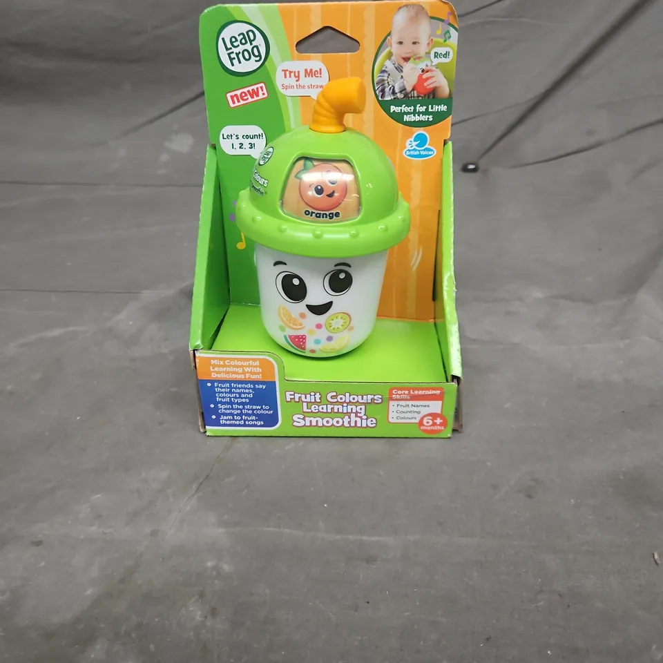 LEAPFROG FRUIT COLOURS LEARNING SMOOTHIE BABY TOY – BOXED (6+ MONTHS)