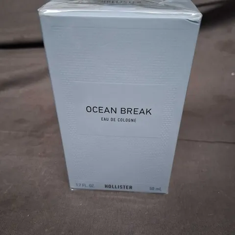 BOXED AND SEALED HOLLISTER OCEAN BREAK EAU DE COLOGNE 50ML