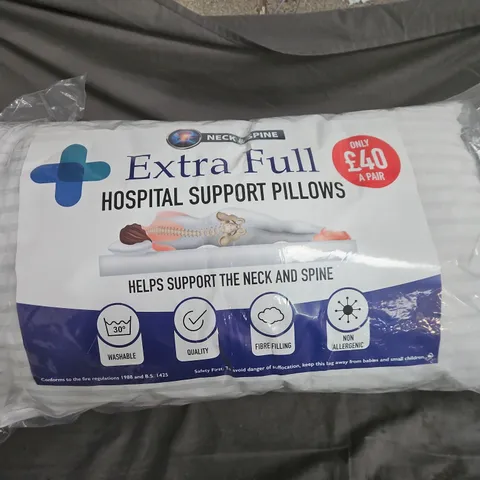 Extra Full Hospital Support Pillows – Neck & Spine (set of 2)