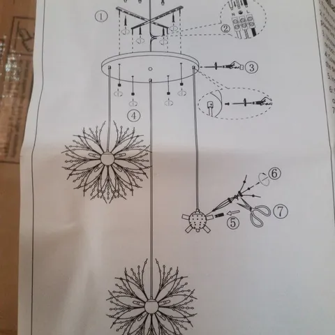 BOXED 3-LIGHT PENDANT LIGHT 