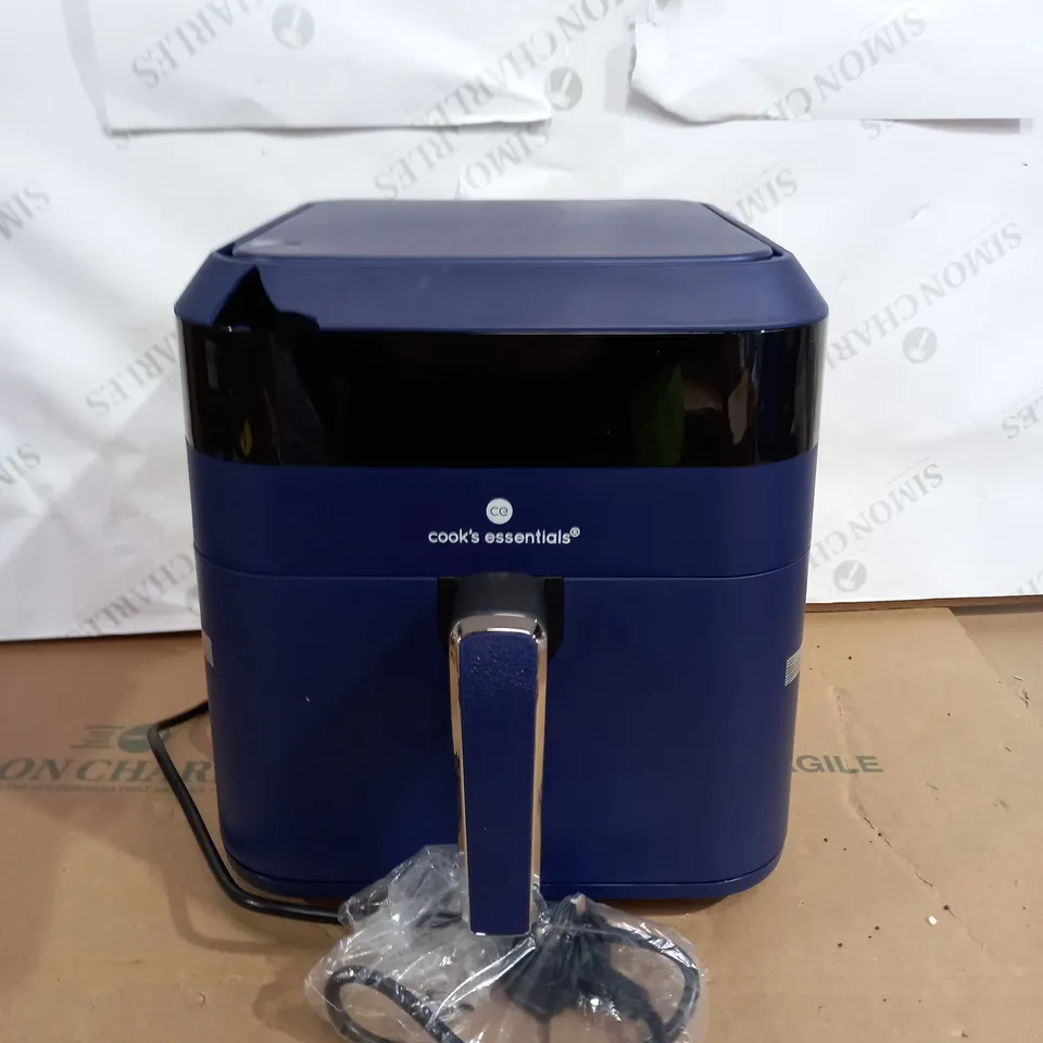 BOXED COOK'S ESSENTIALS 5.8L AIR FRYER NAVY