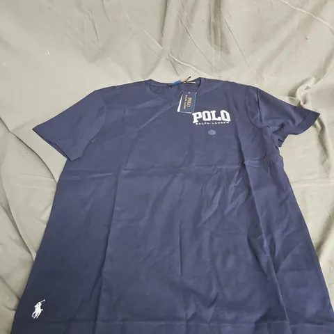 POLO RALPH LAUREN SLIM FIT SHORT SLEEVE TEE IN NAVY SIZE L
