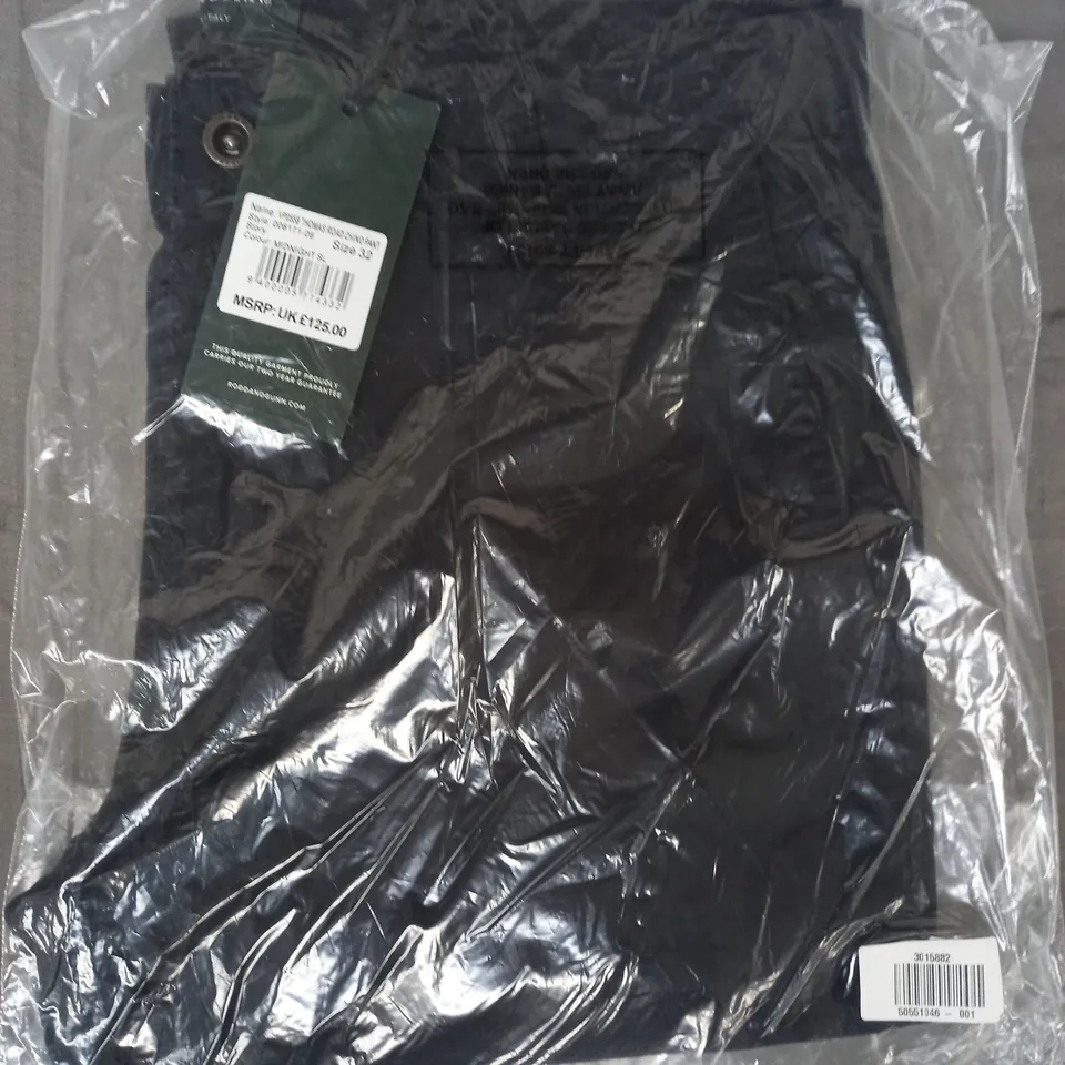 RODD & GUNN THOMAS ROAD CHINO PANTS IN MIDNIGHT SIZE 32