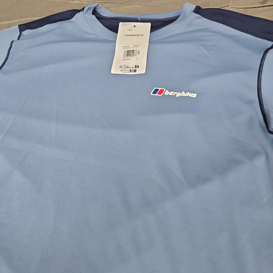 BERGHAUS WAYSIDE SS TECH TEE - SIZE LARGE