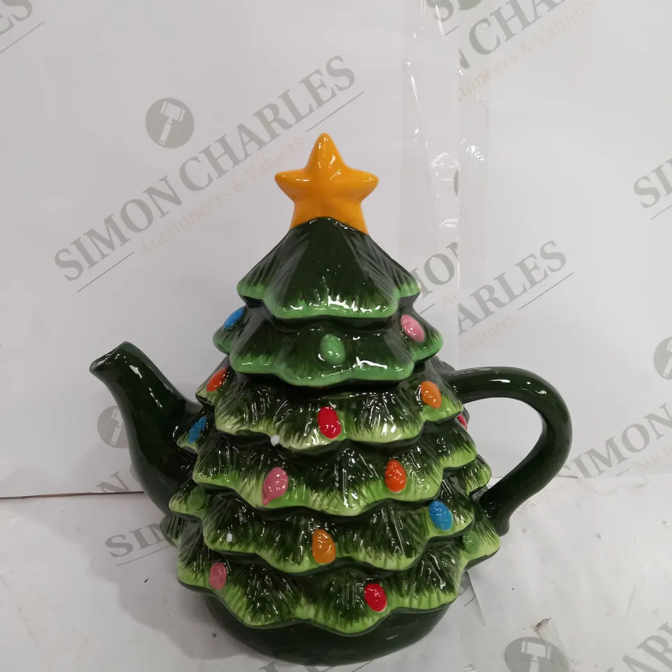UNBRANDED CHRISTMAS TREE TEAPOT 