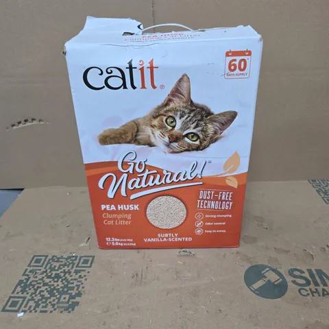 CATIT GO NATURAL PEA HUSK CLUMPING CAT LITTER 5.6KG