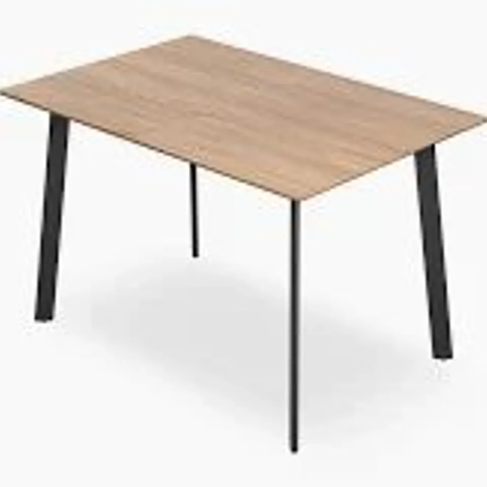 BOXED HAYDON EXTENDING OAK EFFECT DINING TABLE (1 BOX)