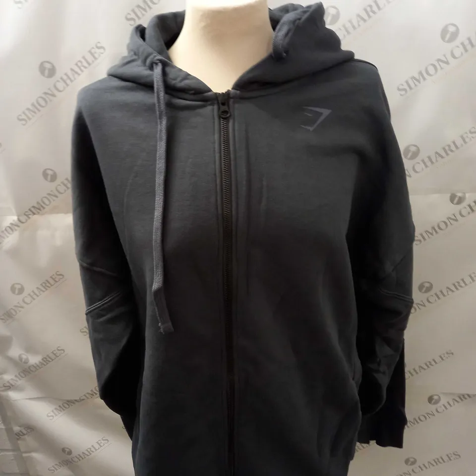 GYMSHARK ZIPPED JACKET SIZE M