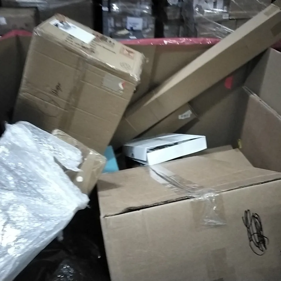 PALLET OF ASSORTED PRODUCTS AND HOUSEHOLD GOODS TO INCLUDE;TABLE LAMP,WATER FILTRATION SYSTEM,ANTI AGE ROLLER