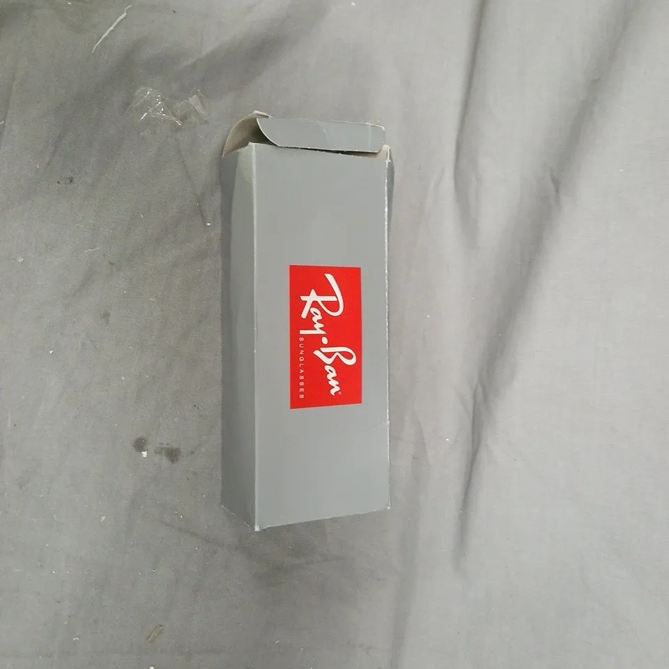 RAY-BAN SUNGLASSES – BLACK FRAME WITH LEATHER HARD CASE, INCLUDES BOX