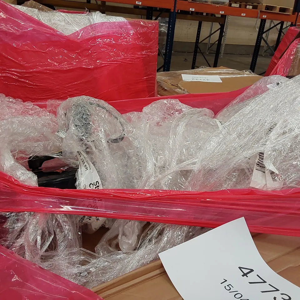 PALLET OF ASSORTED ITEMS INCLUDING: FOX AND GREY ACTIVE MEMORY 3FT MATTRESS, EXERCISE BIKE, PINE WHITE SINGLE BED