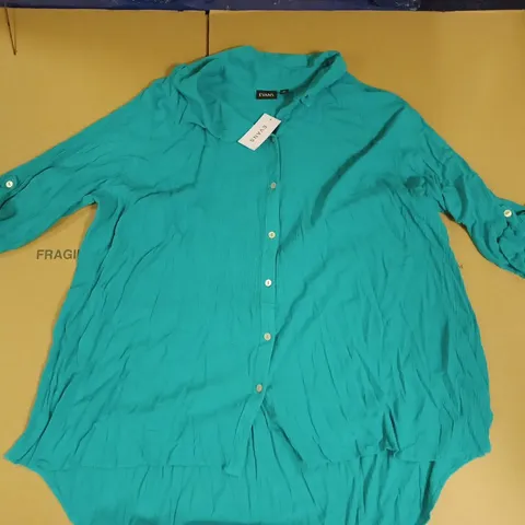 EVANS ISLAND BREEZE TUNIC, TURQUOISE - SIZE 18
