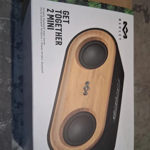 BOXED MARLEY GET TOGETHER 2 MINI PORTABLE SPEAKERS