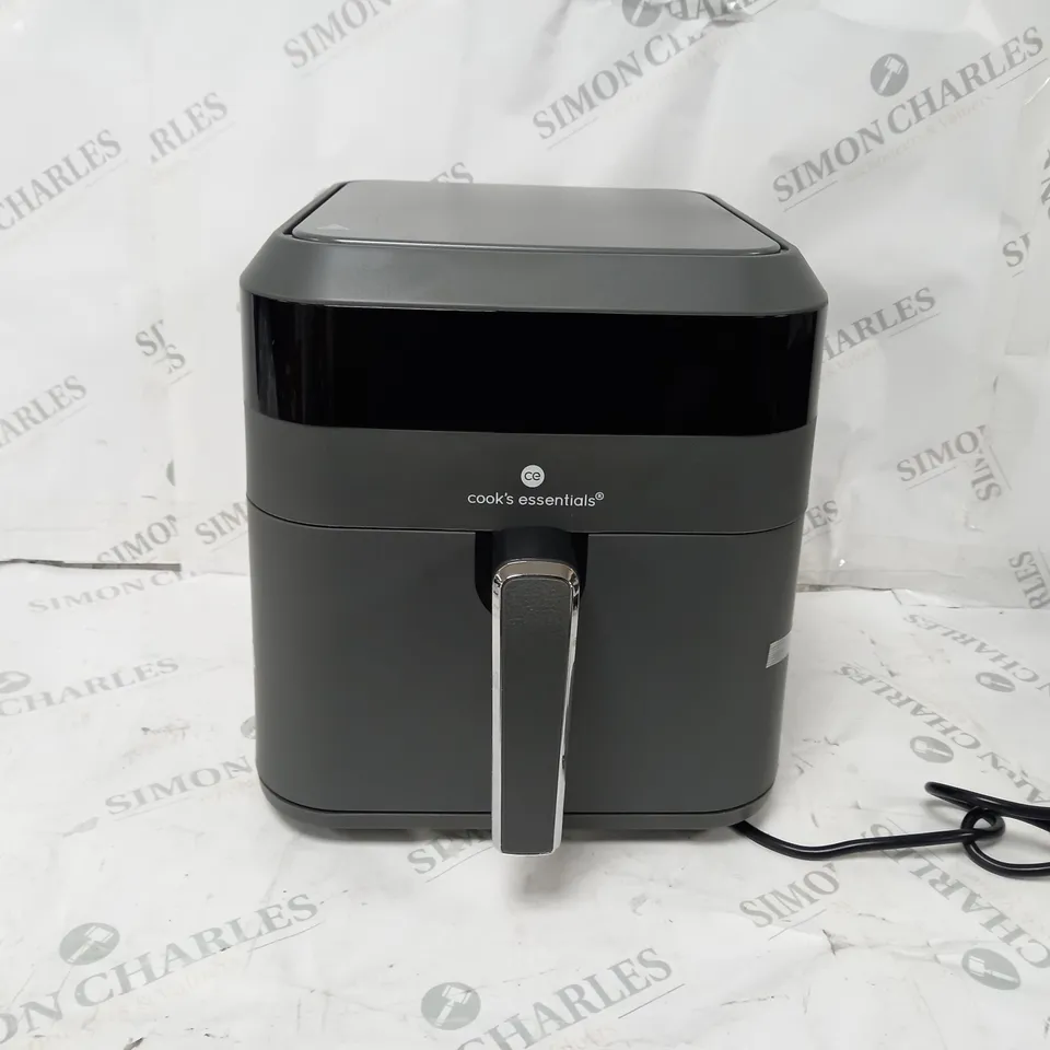 COOK'S ESSENTIALS 5.8L AIR FRYER IN SLATE GREY