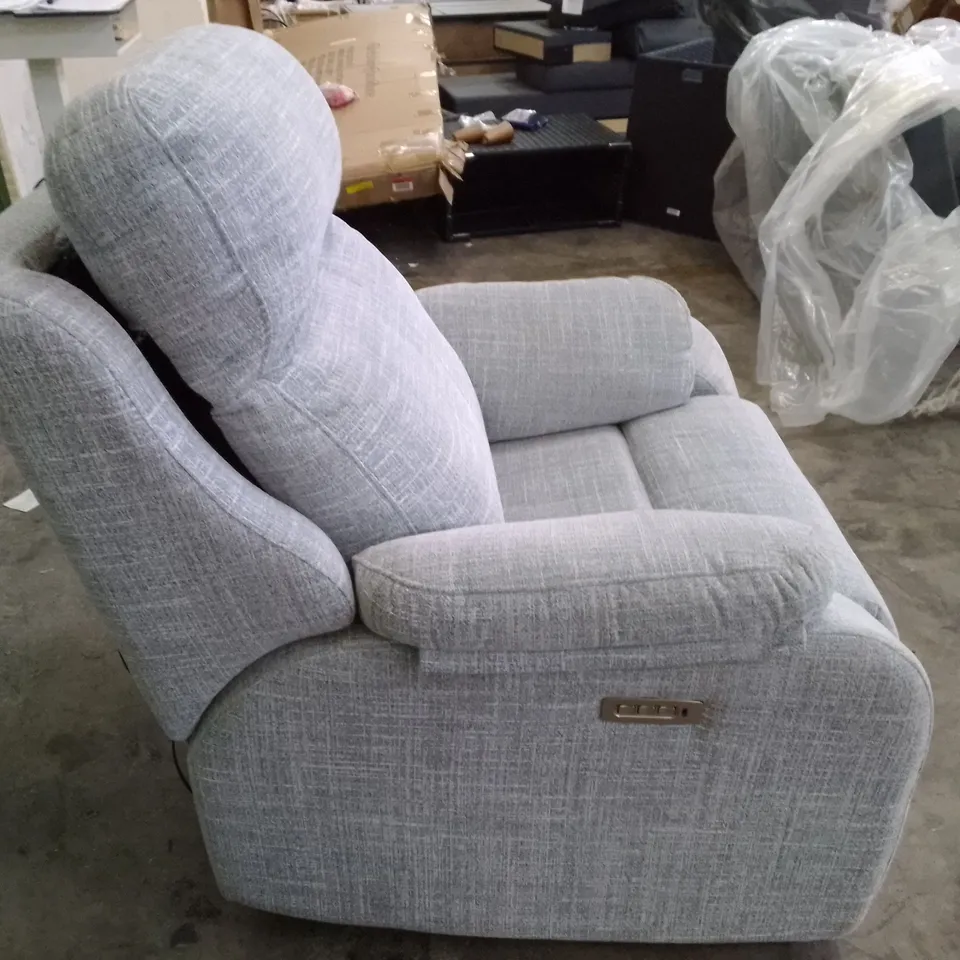 QUALITY DESIGNER G-PLAN KINGSBURY ELECTRIC RECLINER CHAIR - BEACH DUCK EGG