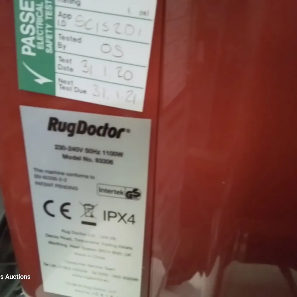 BOXED RUG DOCTOR PORTABLE SPOT CLEANER