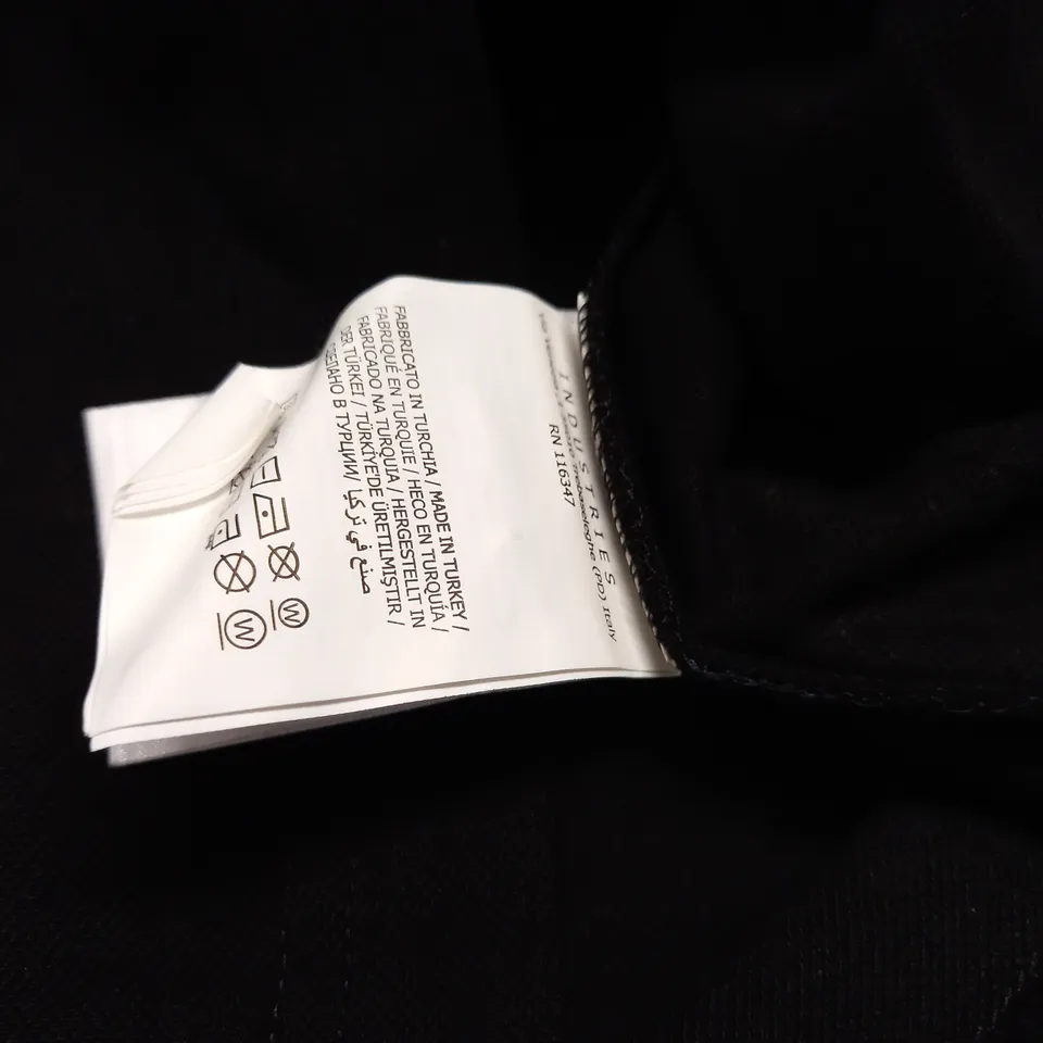 MONCLER BLACK POLO SHIRT - S