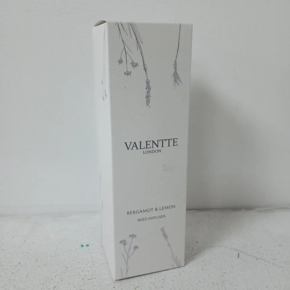 VALETTE LONDON BERGAMOT & LEMON REED DIFFUSER
